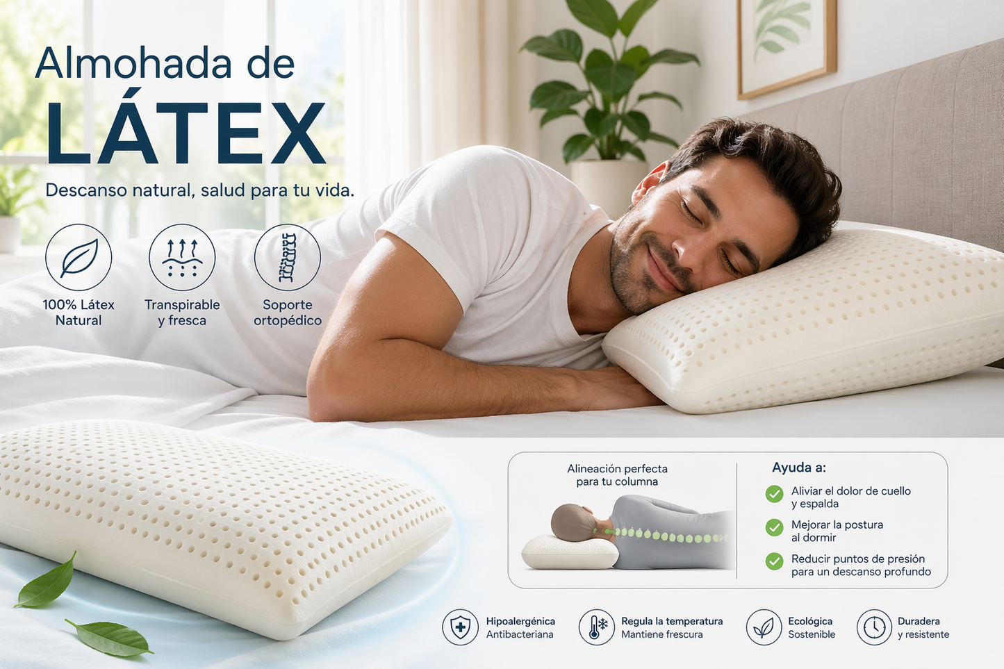 Almohada latex