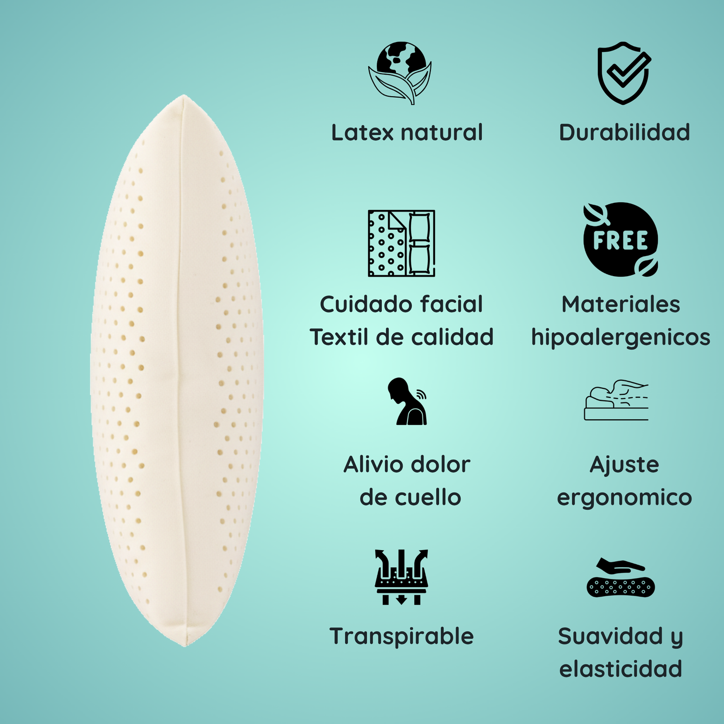 Almohada latex
